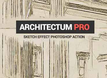 Architectum Sketch Draft Photoshop Action Free Download