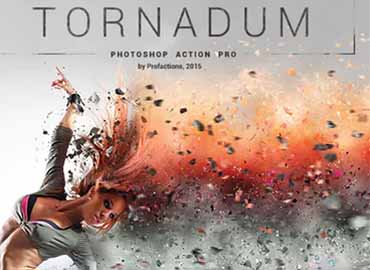 Tornadum-Powerful Dispersion Photoshop Action free \u2013 GraphicUX