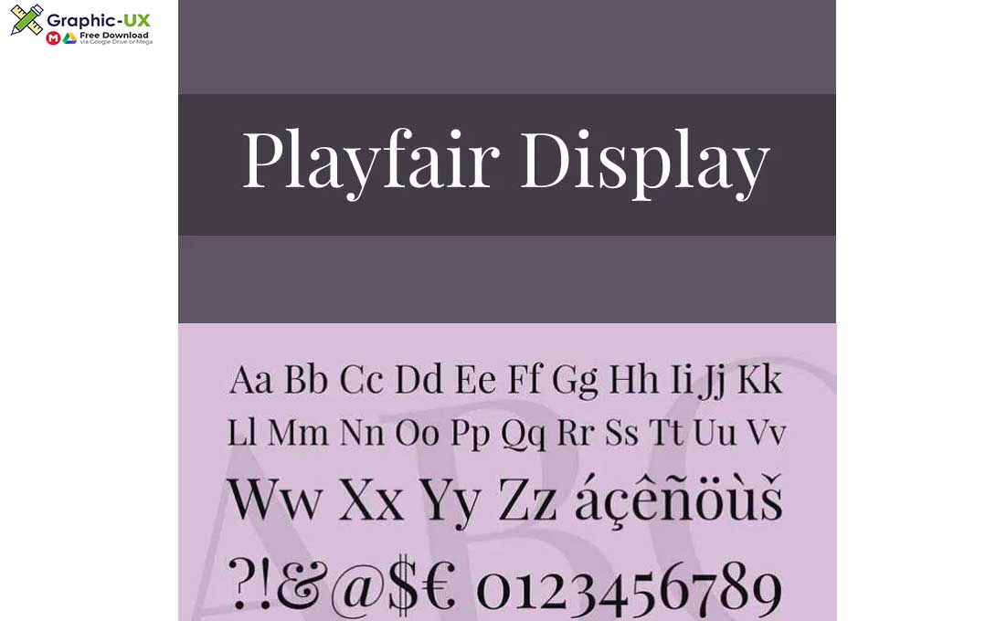 Download Playfair Display Font Graphicux PSD Mockup Templates