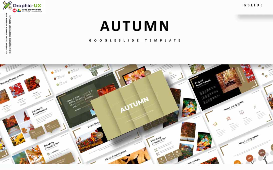 Autumn Google Slides Template GraphicUX